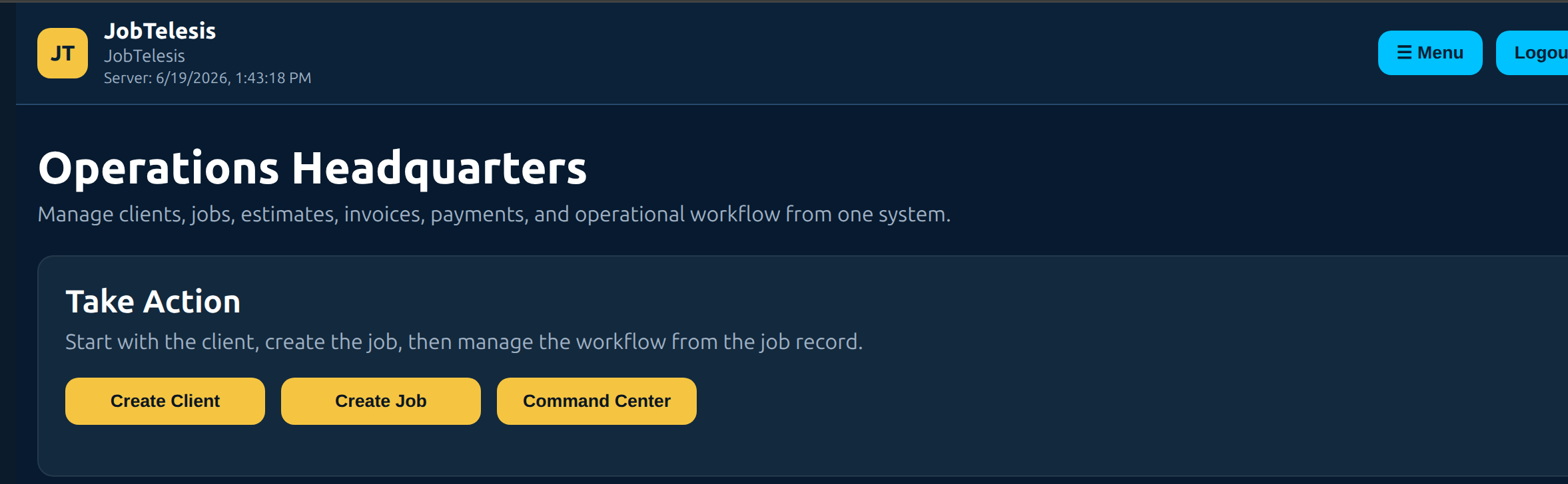 Operations Headquarters screenshot